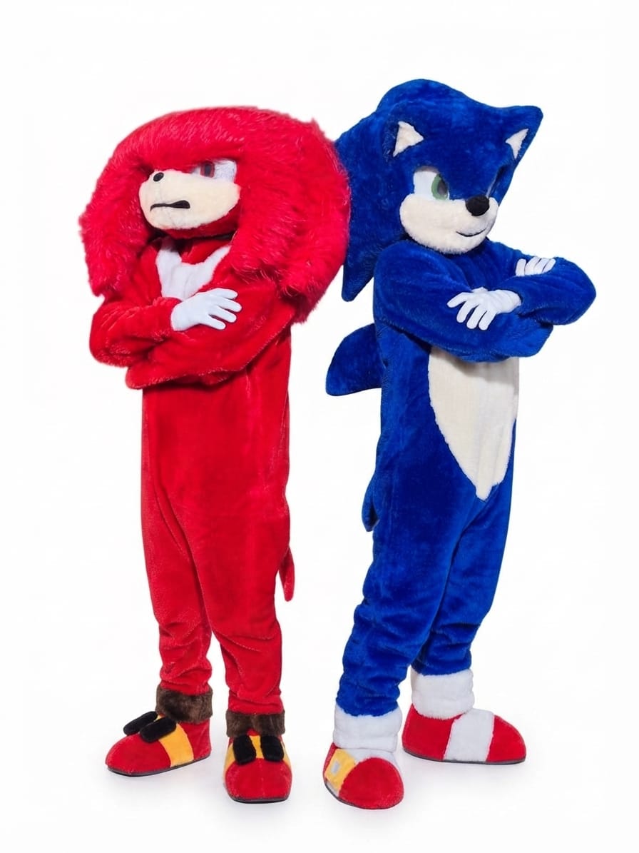 Knuckles e Sonic